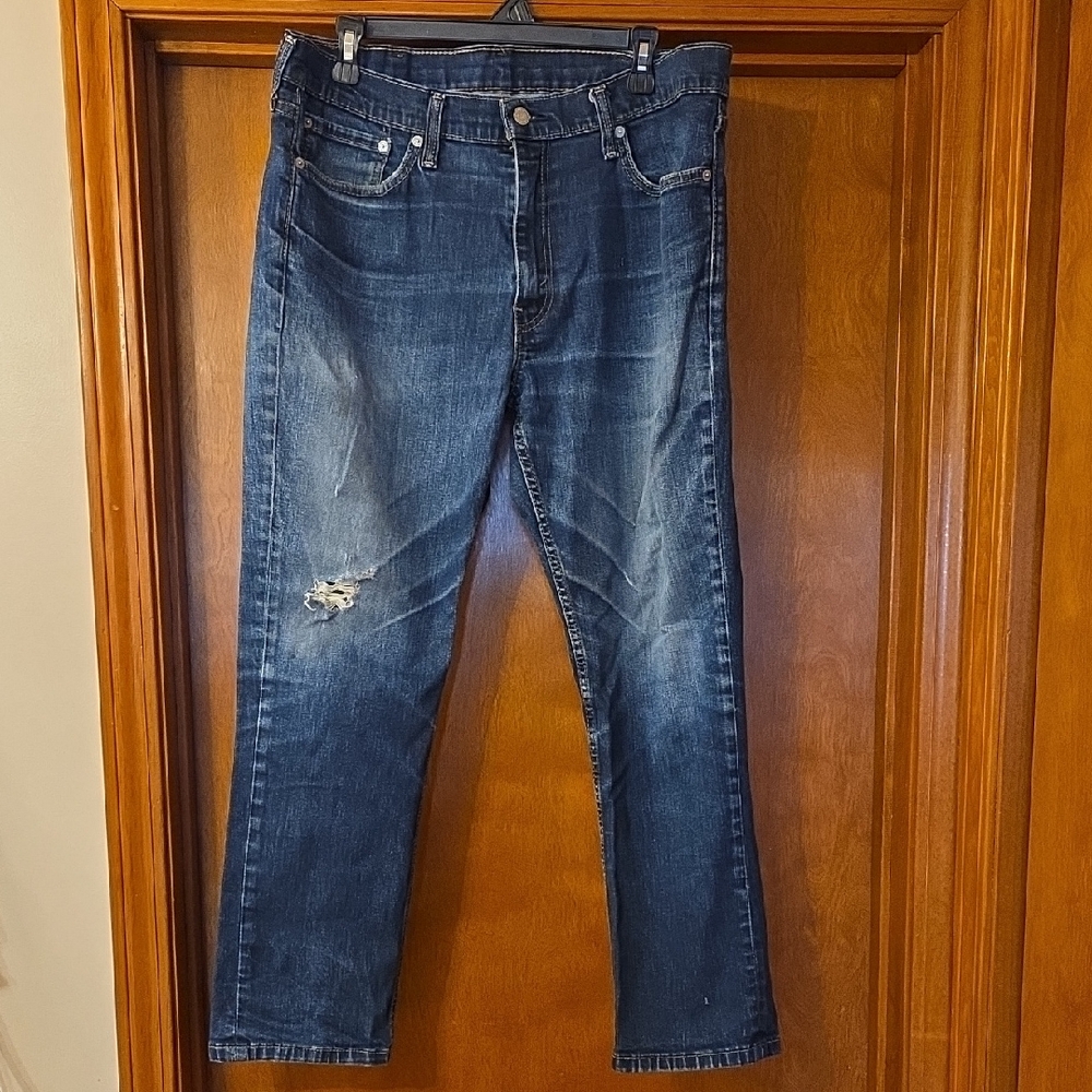 Levi's Dark Blue Straight Jeans